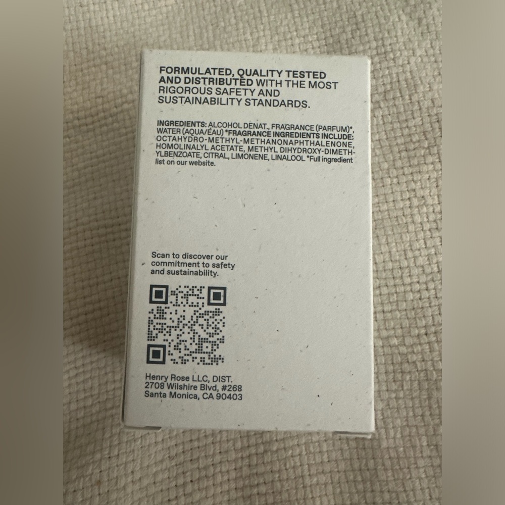 NIB Henry Rose Windows Down Eau de parfum - Retails $120 - 50mL - Picture 5 of 7